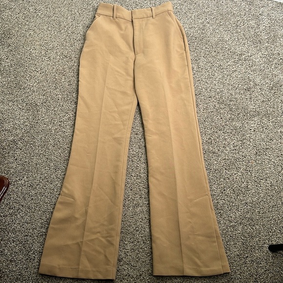 Abercrombie and fitch tan camel pants size 2/26 - Picture 4 of 12